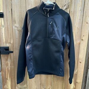 Spyder Men's Gait Half zip jacket, Black Size Medium